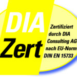 Logo DIAZert Makler Farbig mit Schatten